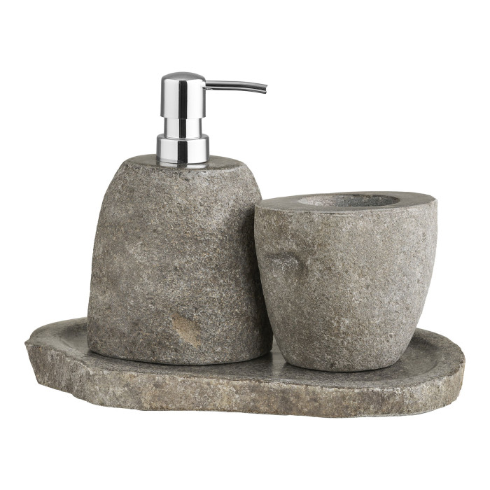 Bathroom Set, Storage Cup, Soap Dispenser, Tray GARA 4501278