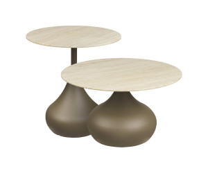 Diivanilaud PIENZA (2-osaline komplekt) — värv: khaki