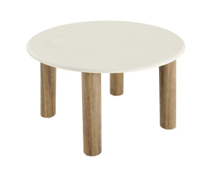 Söögilaud FONDI — värv: liivakarva / pruun; 120 × 120 × 76 cm Söögilaud FONDI — värv: liivakarva / pruun; 120 × 120 × 76 cm