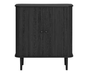 Kummut NIKKO — värv: must; 80 × 40 × 87 cm