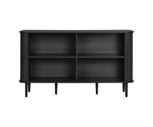 Kummut NIKKO — värv: must; 140 × 40 × 79 cm Kummut NIKKO — värv: must; 140 × 40 × 79 cm
