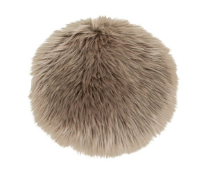 Kunstlambanahast istmekate — värv: helepruun; 35 × 35 × 6,5 cm