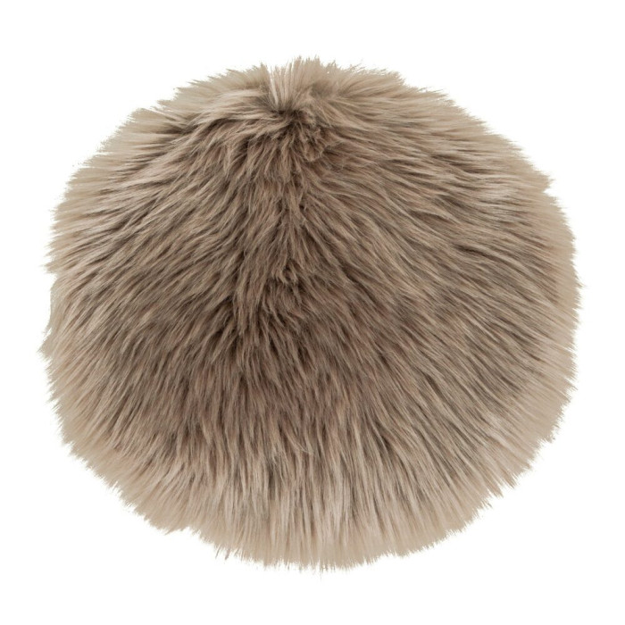 Kunstlambanahast istmekate — värv: helepruun; 35 × 35 × 6,5 cm Kunstlambanahast istmekate — värv: helepruun; 35 × 35 × 6,5 cm