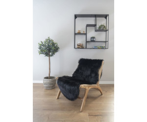 Kunstlambanahast vaip — värv: must; 180 × 60 × 6,5 cm Kunstlambanahast vaip — värv: must; 180 × 60 × 6,5 cm