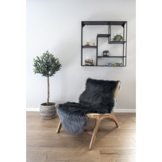 Kunstlambanahast vaip — värv: hall; 180 × 60 × 6,5 cm Kunstlambanahast vaip — värv: hall; 180 × 60 × 6,5 cm