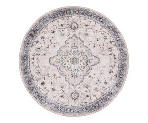 Vaip HAVANA — värv: loodusvalge / beež / tolmune sinine; 200 × 200 cm