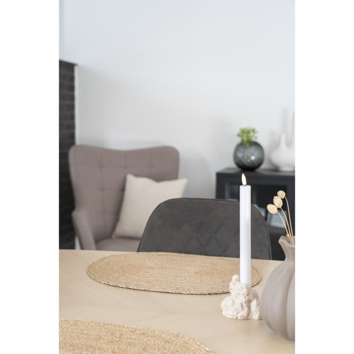 Lauamatt BOMBAY (4-osaline komplekt) — värv: looduslik toon; 45 × 35 × 0,5 cm