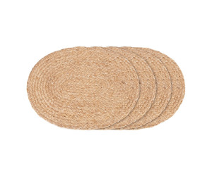 Lauamatt BOMBAY (4-osaline komplekt) — värv: looduslik toon; 45 × 35 × 0,5 cm