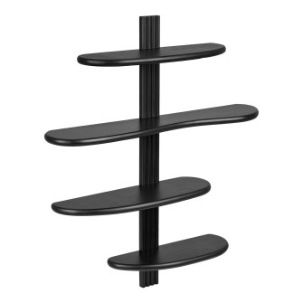 Seinariiul ALIANO — värv: must; 17,5 × 80 × 88 cm Seinariiul ALIANO — värv: must; 17,5 × 80 × 88 cm