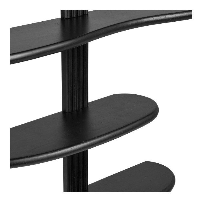 Seinariiul ALIANO — värv: must; 17,5 × 80 × 88 cm Seinariiul ALIANO — värv: must; 17,5 × 80 × 88 cm