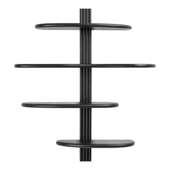 Seinariiul ALIANO — värv: must; 17,5 × 80 × 88 cm Seinariiul ALIANO — värv: must; 17,5 × 80 × 88 cm