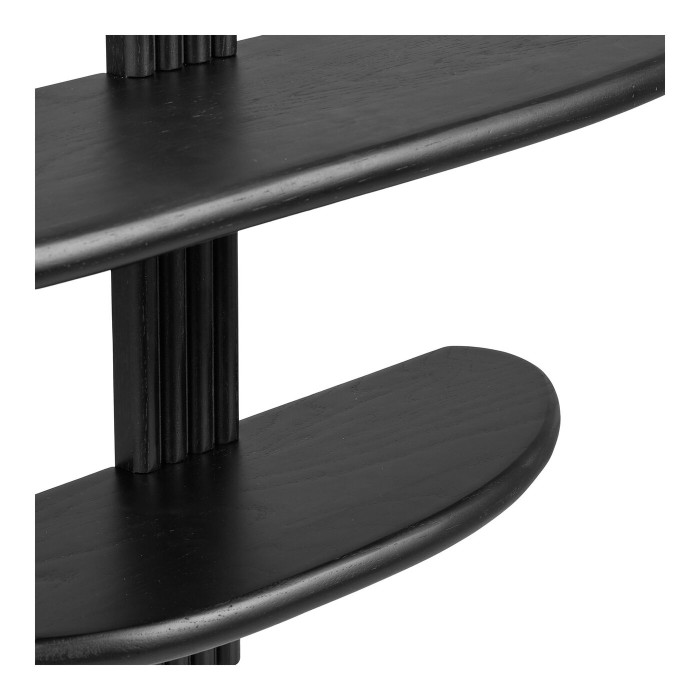 Seinariiul ALIANO — värv: must; 17,5 × 65 × 42,5 cm Seinariiul ALIANO — värv: must; 17,5 × 65 × 42,5 cm