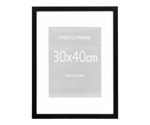 Pildiraam MARBELLA (5-osaline komplekt) — värv: must; 40 × 30 × 1,8 cm