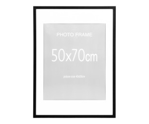 Pildiraam MARBELLA (5-osaline komplekt) — värv: must; 70 × 50 × 1,8 cm