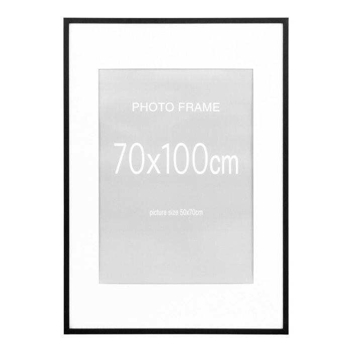 Attēla rāmis MARBELLA (5 gab. komplekts) — krāsa: melna; 100 × 70 × 1,8 cm Attēla rāmis MARBELLA (5 gab. komplekts) — krāsa: melna; 100 × 70 × 1,8 cm