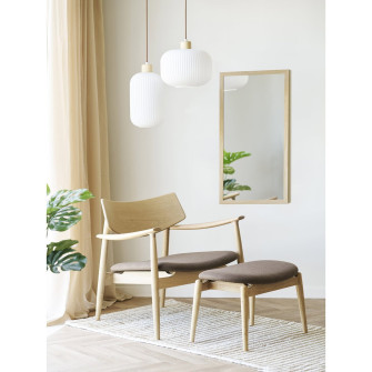 Rippvalgusti ARGALO — värv: valge; 20 × 20 × 38 cm