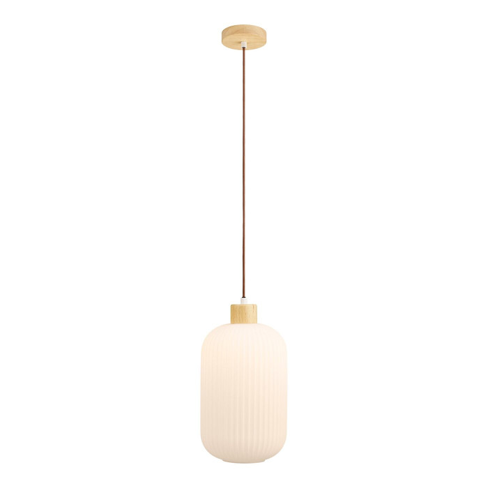 Rippvalgusti ARGALO — värv: valge; 20 × 20 × 38 cm