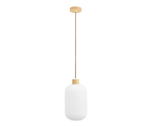 Rippvalgusti ARGALO — värv: valge; 20 × 20 × 38 cm