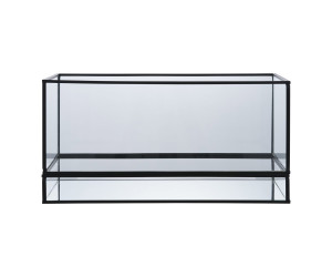 Küünlaalus HURRICANE — värv: must; 30 × 12 × 15 cm