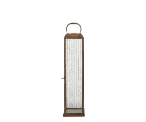 Latern HERSLEV — värv: antiikmessingi välimus; 12 × 12 × 49 cm